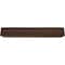 Ekena Millwork 3-Sided (U-beam) Rough Cedar Endurathane Faux Wood Ceiling Beam, Premium Hickory, 6"W x 10"H  x 22'L BMRC3C0060X100X264ZH - alternate 2